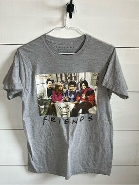 Friends TV Show Graphic Tee - Gray Crewneck Men’s Shirt